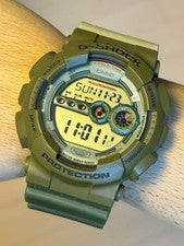 G-SHOCK GD-100PS Nakano Shiro Military Khaki Limited Watch Big Case #QYK5G9