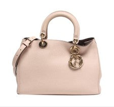 Christian Dior 2-way Leather Handbag Diorissimo #QY6O3I