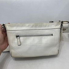 COACH Old Coach Shoulder Bag, White Leather, 10559 #QY9VHY