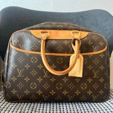 LOUIS VUITTON Monogram Deauville Handbag #QY13BT