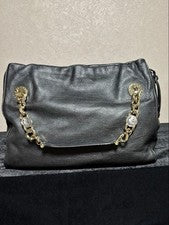 BVLGARI handbag, black with gold hardware #QY3WZL