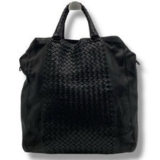 BOTTEGA VENETA Intrecciato 2-Way Bag, Women's Classic Black #QY6NLR