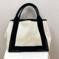 BALENCIAGA Navy Cabas S Tote Bag 339933 #QY0943