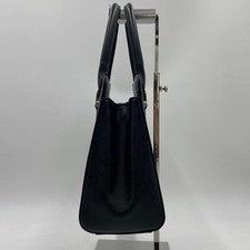 Burberry Nova Check Handbag, Black Saffiano Leather #QYJIGX