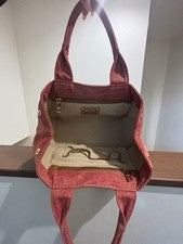 PRADA Red Canvas Handbag #QYKDO3