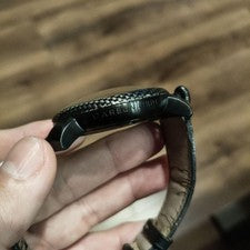 GaGa Watch Black Green Winding #QY3O10