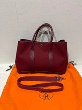 HERM?S Garden Party TPM Red Leather Women #QYCG4H
