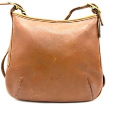 Coach shoulder bag, Old Coach Classic leather, brown. #QY1ANG