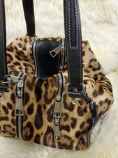 Dolce & Gabbana Leopard Pony Hair Leather Handbag #QY3W6O