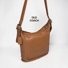 COACH Old Coach Bucket Shoulder Bag USA Glovetanned Leather #QY30DI