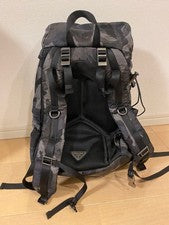 PRADA Camouflage Backpack Nylon #QY7PSV