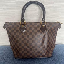 LOUIS VUITTON Damier Saleya PM N51183 Handbag Damier Canvas #QY3NYR