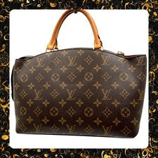 LOUIS VUITTON PM Brown Monogram Canvas Handbag #QY399E