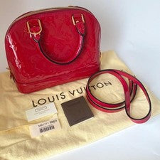 LOUIS VUITTON Alma BB Pink #QYBDFW