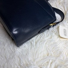 Italian-made Old Coach shoulder bag, navy, 4405 #QYFVWD