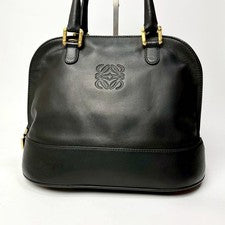 LOEWE Anagram Nappa Leather Handbag, Black #QY5SS3