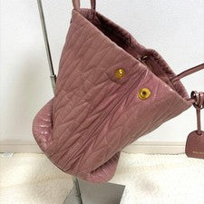 MIU MIU Matelasse Ribbon Bag Pink