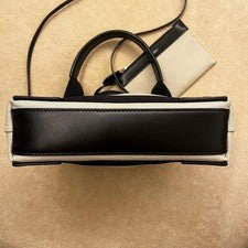 BALENCIAGA Navy Cabas XS 2-way bag #QYHELE