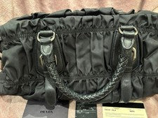 PRADA VELA handbag 1N0339 Black #QYD2U6