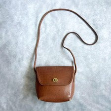 old coach shoulderbag brown leather y2k #QYBD3R