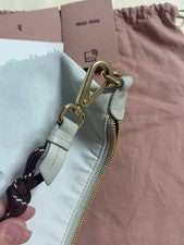 Miu Miu canvas handbag rice bowl bag in very good condition with AURA card