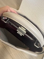 FENDI Peekaboo Handbag, Light Gray #QYHUCM