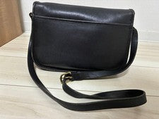 Old Coach Shoulder Bag 9790 Black Turnlock #QY8DLN
