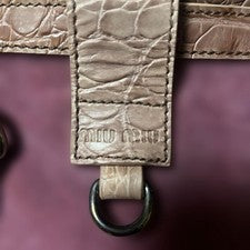 MIUMIU suede handbag #QY7C0H