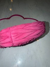 miu miu Matelasse handbag pink suede