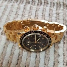 Gold IP coating Multifunction chronograph 100M water resistant #PFAIZ1