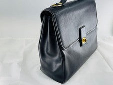 GUCCI 2-Way Black Handbag Shoulder Bag 000870275 With Shoulder Strap Fro #QYCVBC