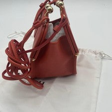 COACH Shoulder Bag, Clasp Closure, 2-Way, All Leather, Red #QY5DGN