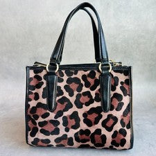 Y2K COACH Harako Leopard 2way Bag #QY7AY4