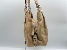 Y2K COACH Leather Shoulder Bag with Carriage Logo #QY2D6J