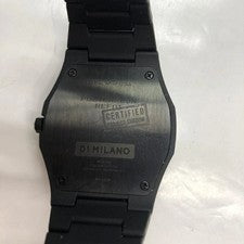 D1 MILANO Polycarbonate PCBJ10 Quartz Watch, Black, with Box. #QY3FM7
