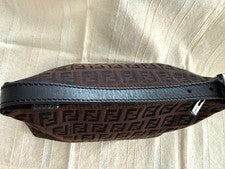 FENDI Accessory Pouch Handbag Zucchino #QY2MJR