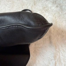 COACH Old Coach Shoulder Bag, Black, Made in USA #QY7IJY