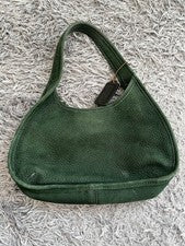 COACH OLD COACH NUBAC GREEN ERGO w charm, Genuine Leather #QY4B20