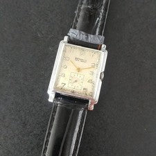 BENRUS SWISS shock resistant watch with small seconds, 14K gold filled, #QY3FHV