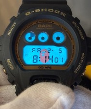 G-SHOCK x A Bathing Ape DW-6900 BAPE Collab Limited 2000 Classic Watch #QYFOEV