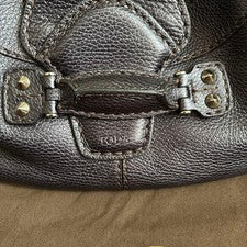 Tod's Pebble Leather Handbag, Navy #QYF80J