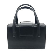 Cartier Panthère handbag, box-shaped, leather, black. #QYIVDW