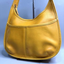 Old Coach USA-made Ergo 9033 Mustard One-Shoulder Bag #QYHD8X