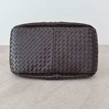 BOTTEGA VENETA handbag, Intrecciato, dark brown #QY2SKD