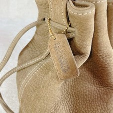 COACH OLD COACH Shoulder Bag, Drawstring, Green #QYJY46