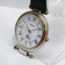 Burberry men's watch, white dial, model 8000 00s #QY0V74