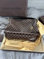 LOUIS VUITTON Damier Brown Handbag with Full Accessories #QYIVLV