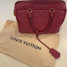 LOUIS VUITTON Empreinte Leather Handbag Pink withDust Bag Roppongi Store #QYH5BV