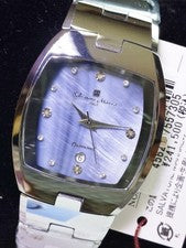Luxury Ltd Quartz Tungsten Tonno Blue Shell 4P Natural Diamond #QY432J