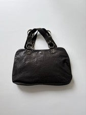 Dior Black Gaucho Leather Shoulder Bag #QY0NUN